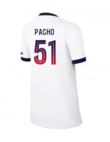 Paris Saint-Germain Willian Pacho #51 Venkovní Dres pro Dámské 2026-27 Krátký Rukáv